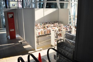青空図書館の臨時バックヤード